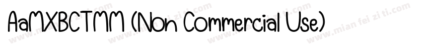 AaMXBCTMM (Non Commercial Use)Aa 蜜字体转换